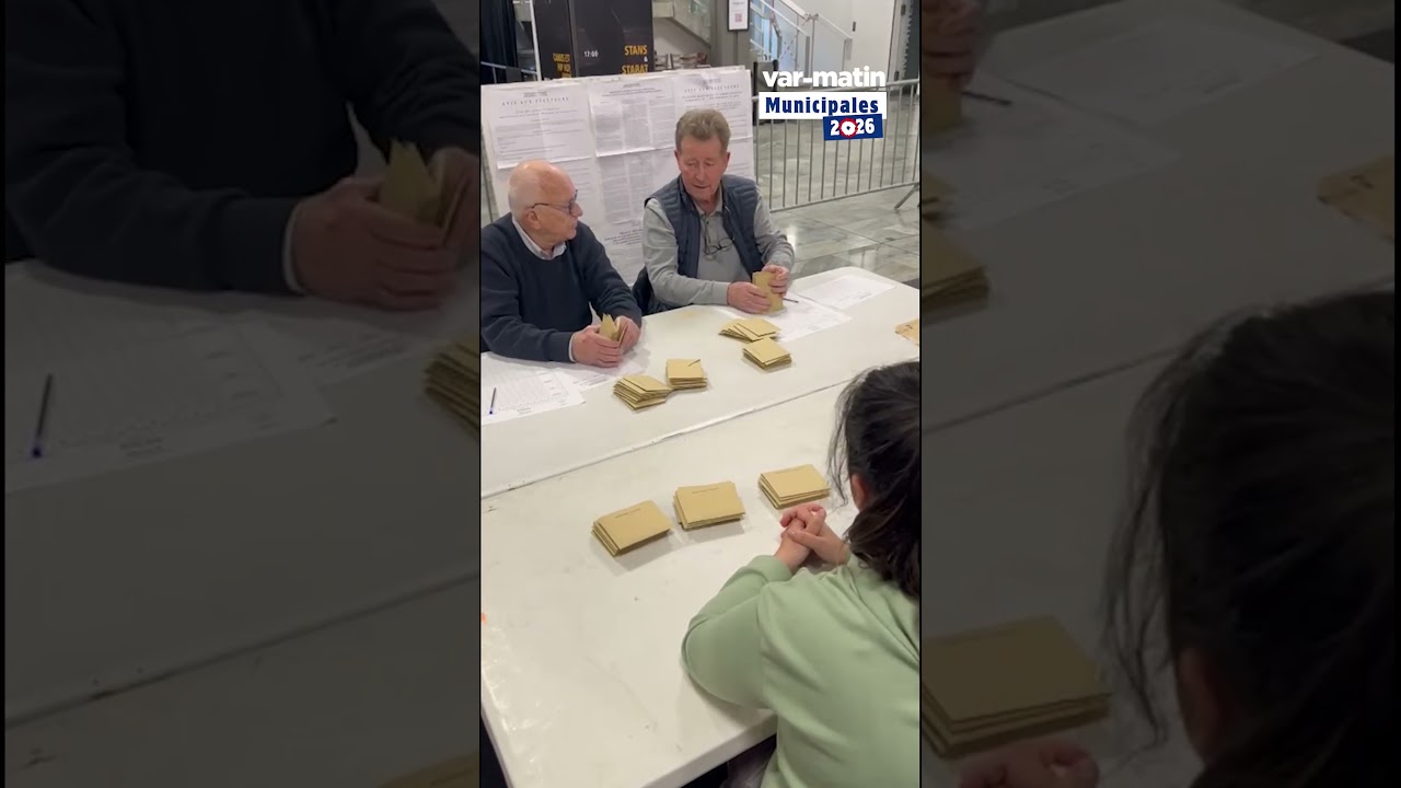 Municipales 2026: le dépouillement a commencé dans les bureaux de vote varois