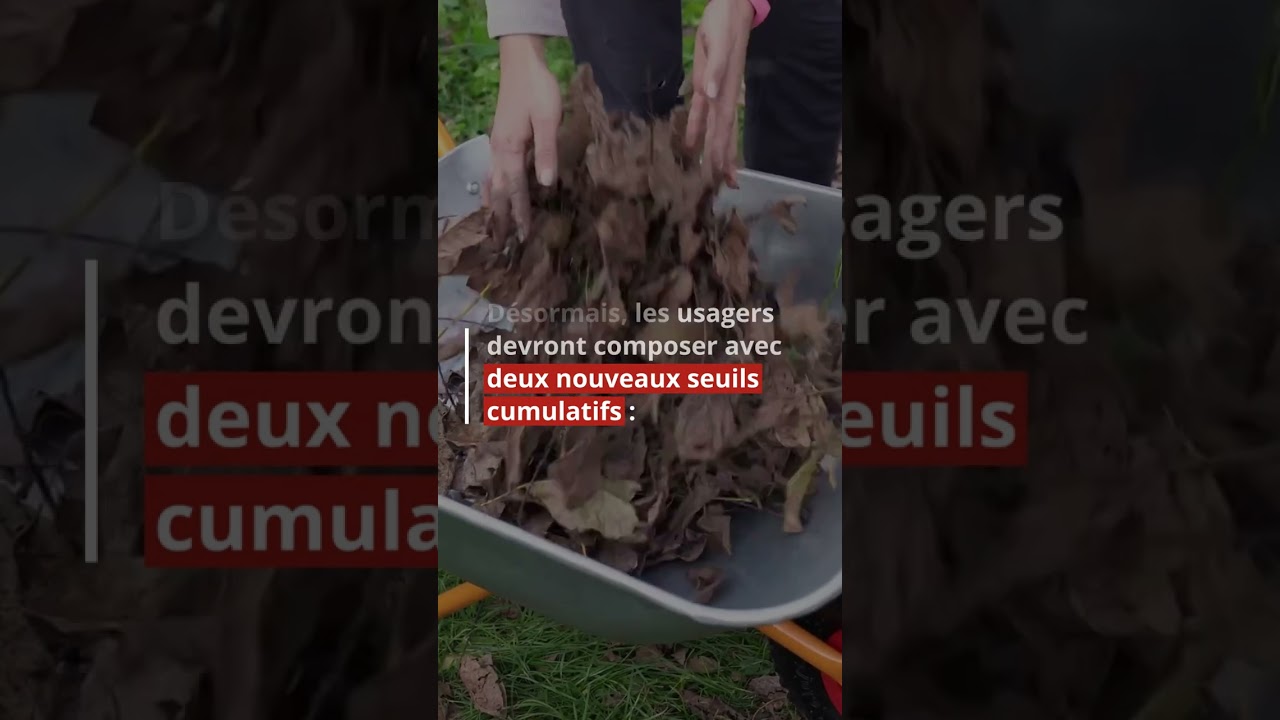 Limoges Métropole durcit les conditions de dépôt des déchets verts en déchetterie