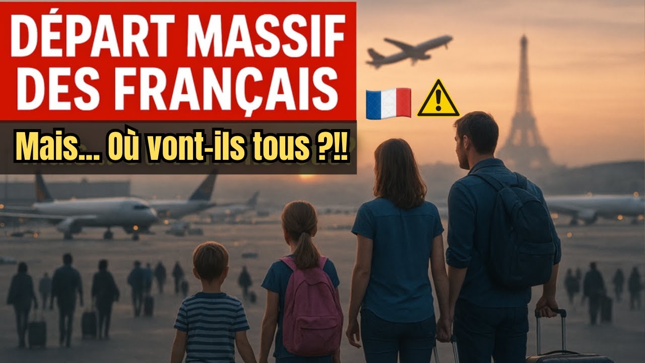 🚨 ✈️  🇫🇷 7 pays où les Français FUIENT EN MASSE (et pourquoi)