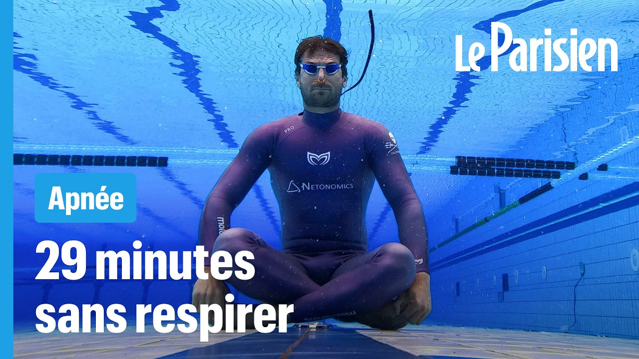 29 minutes sans respirer : le record qui divise le monde de l'apnée