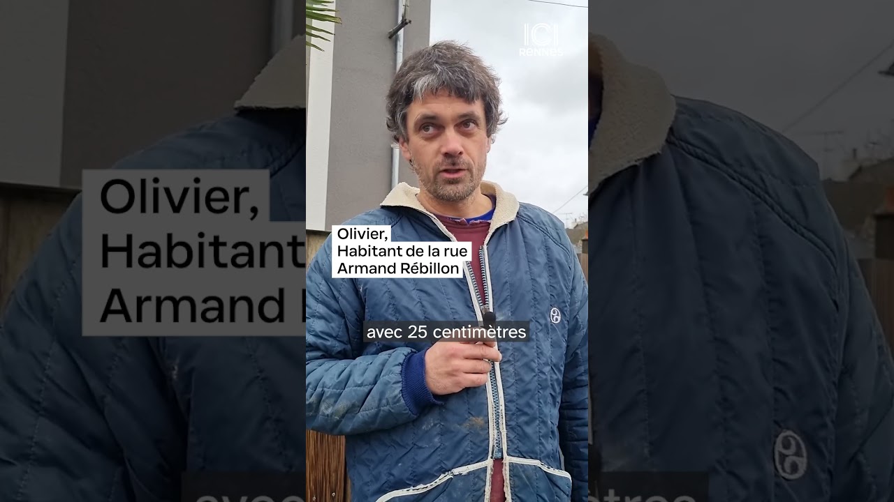 Janvier 2025, Rennes connait une crue exceptionnelle 🌊 #rennes #inondations