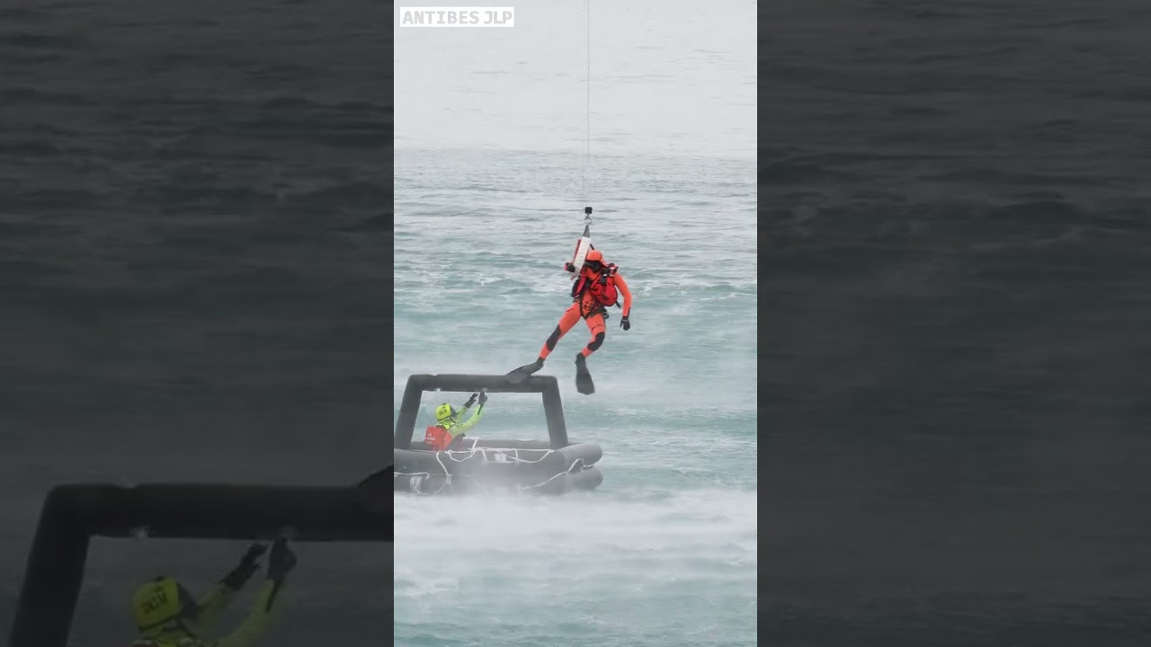 Exercice de sauvetage en mer