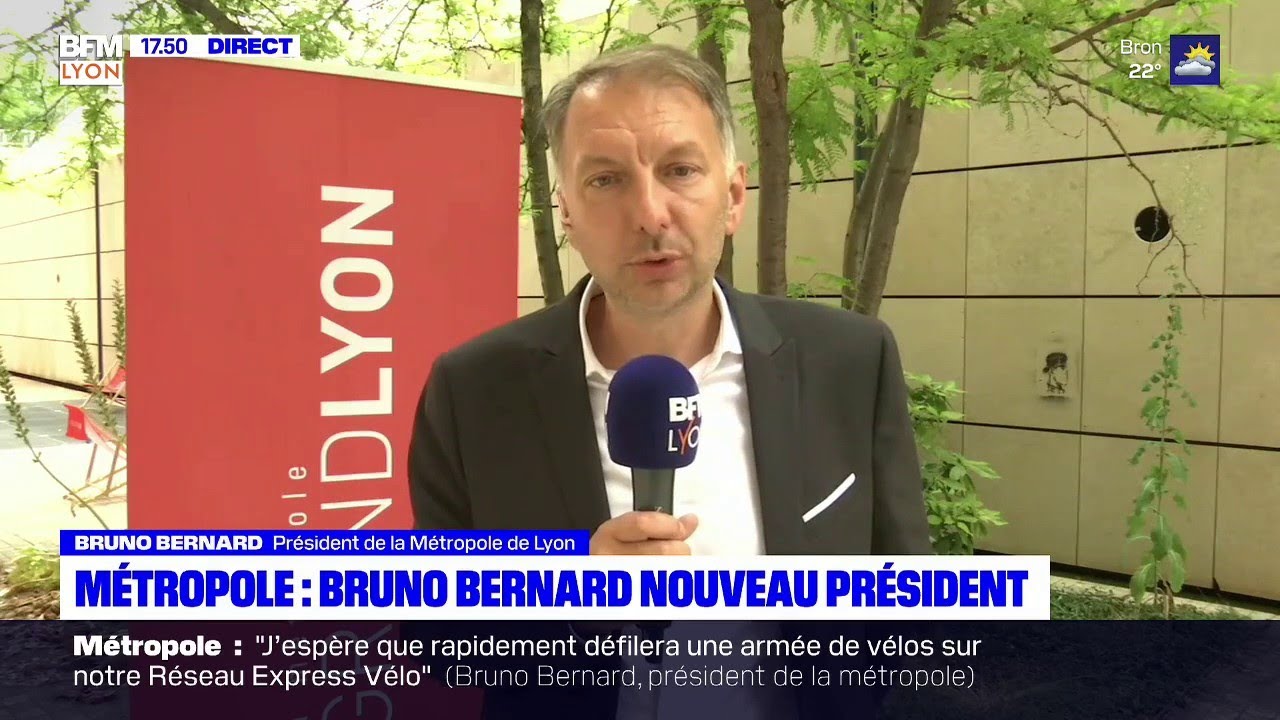 Bruno Bernard candidat à la présidence du Sytral