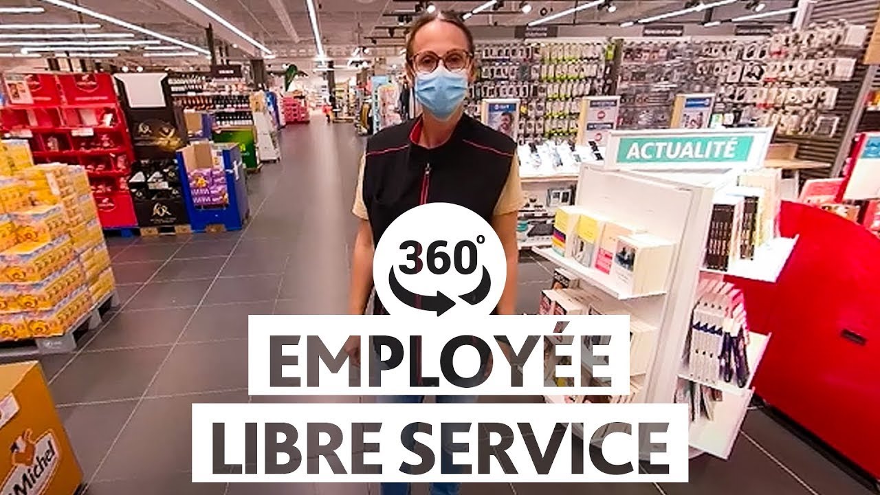 Employée libre service 360° - Le sens du service