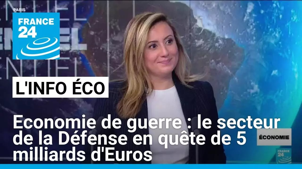 Economie de guerre : la Défense en quête de 5 milliards d'Euros • FRANCE 24