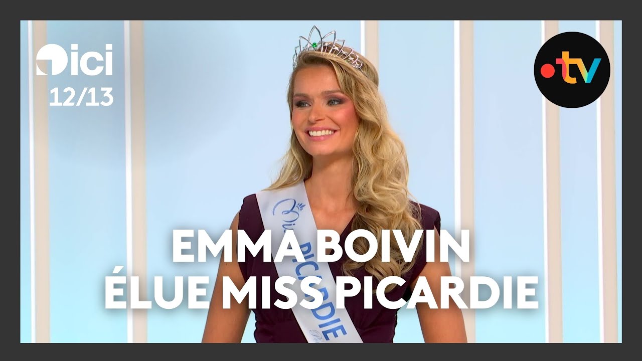 Miss Picardie 2025 : Emma Boivin sur le plateau de France 3 Picardie
