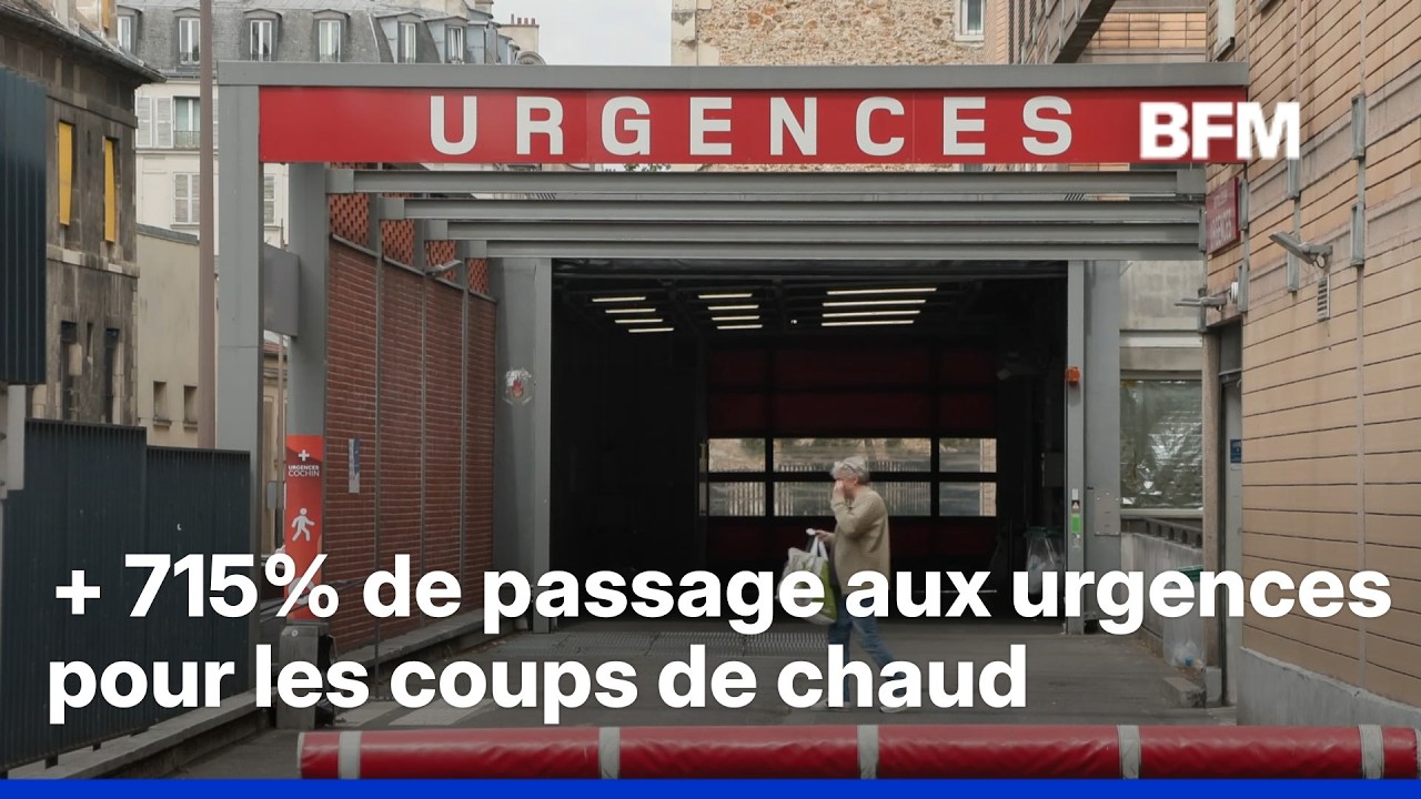 Canicule: une hausse de 85% des décès chez les 75 ans et plus, selon les chiffres de SOS Médecins