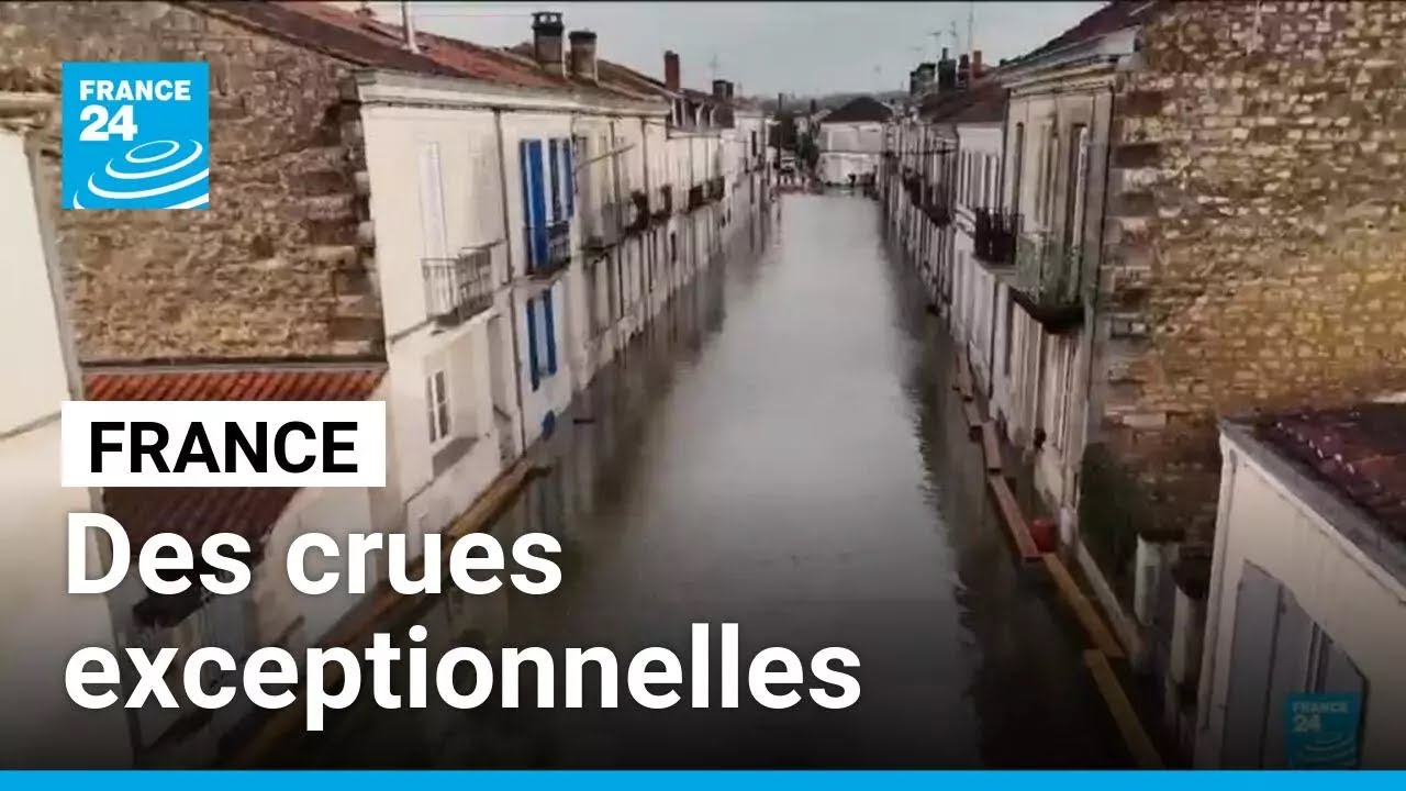 Inondations : L'ouest de la France sous les eaux • FRANCE 24