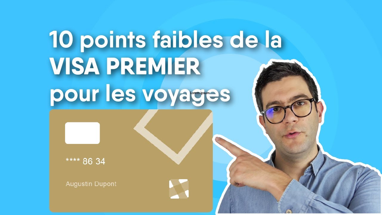 Assurance voyage de la carte Visa Premier : 10 défauts à connaître