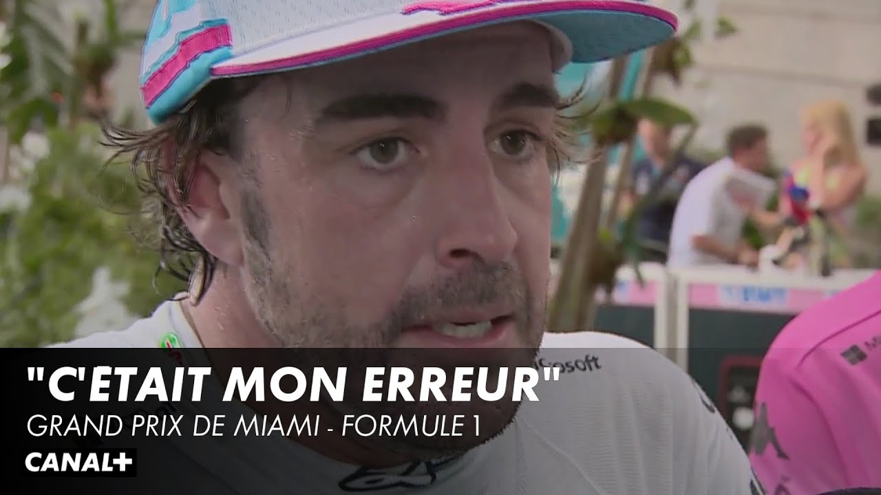Le mea culpa de Fernando Alonso - Grand Prix de Miami - F1