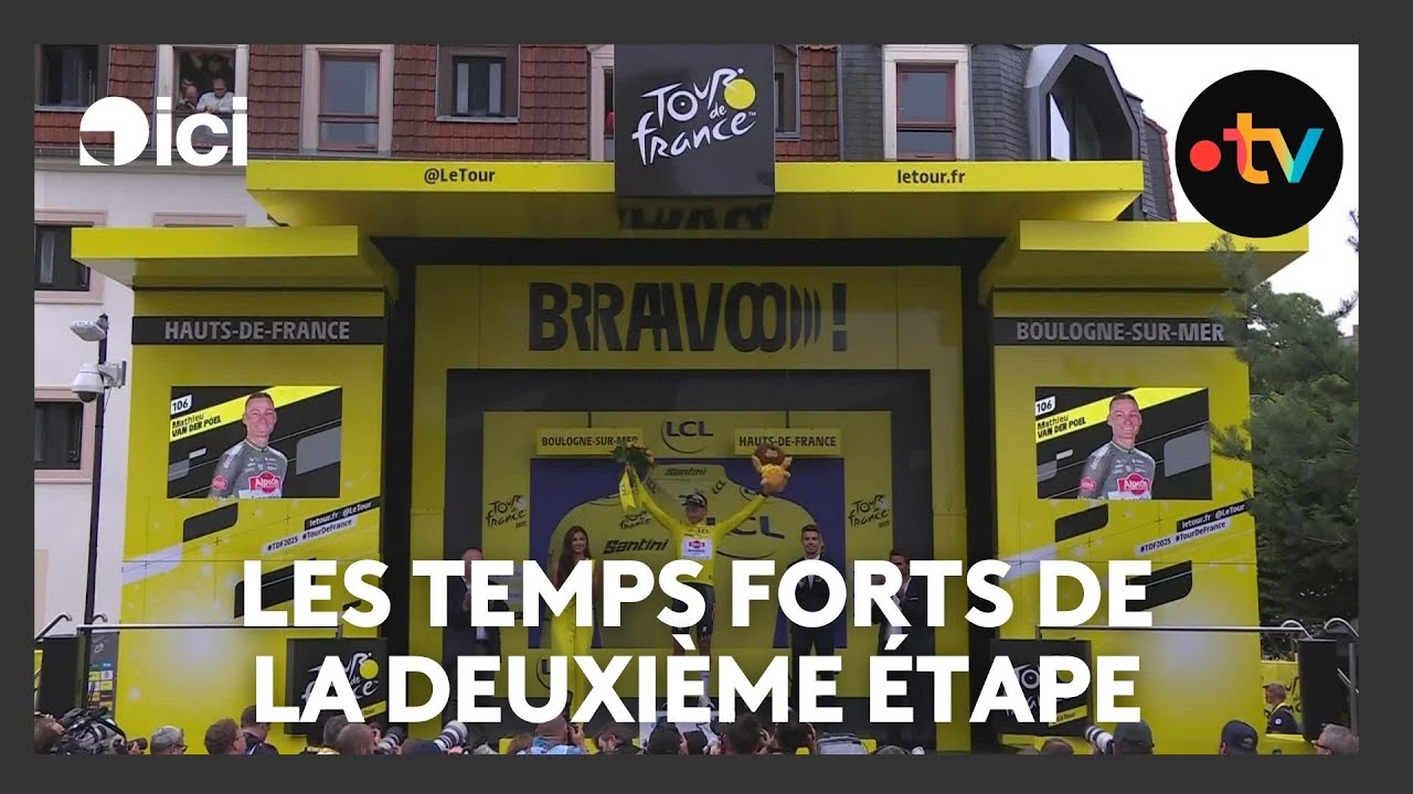 Tour de France 2025 : Les temps forts de la deuxième étape de Lauwin-Planque à Boulogne-sur-Mer