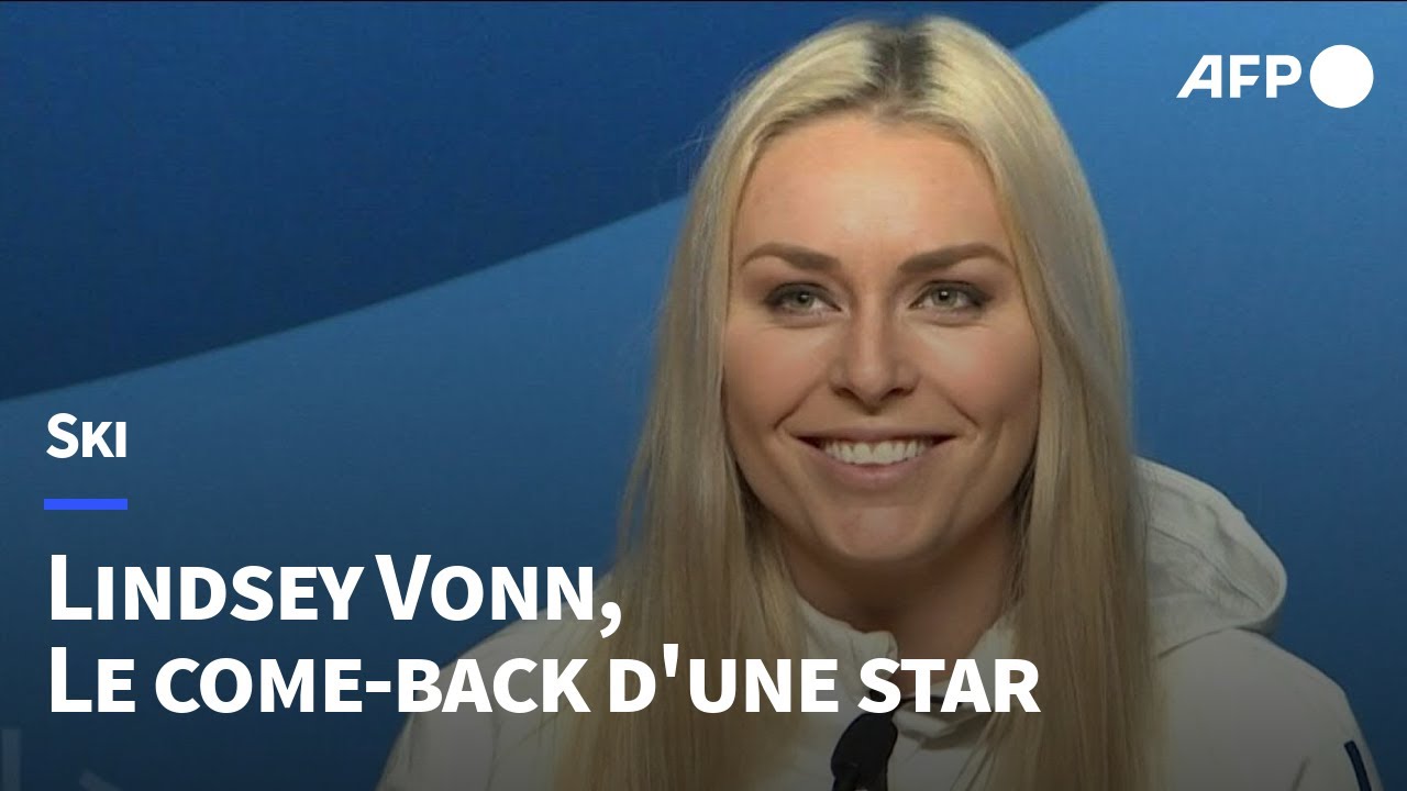 La légende du ski alpin Lindsey Vonn annonce son retour à la compétition