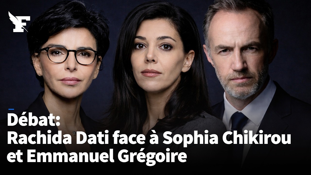 Rachida Dati face à Emmanuel Grégoire et Sophia Chikirou, le débat attendu pour la mairie de Paris