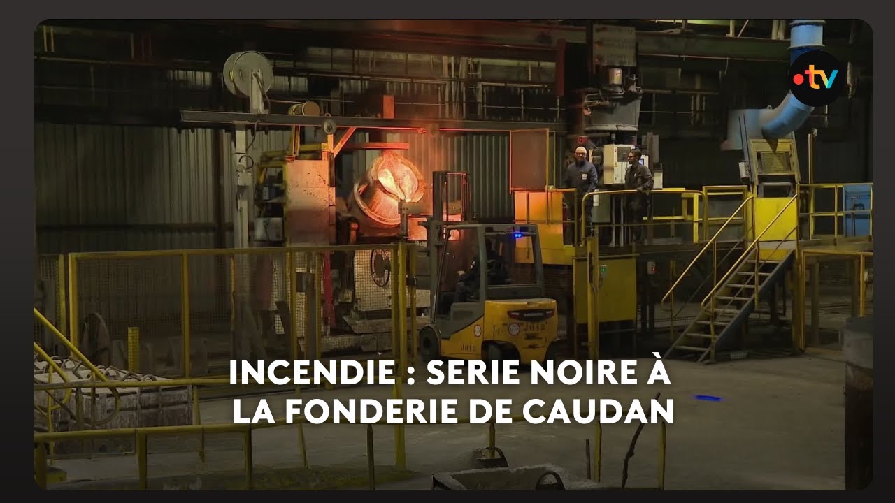 Incendie de la fonderie de Caudan