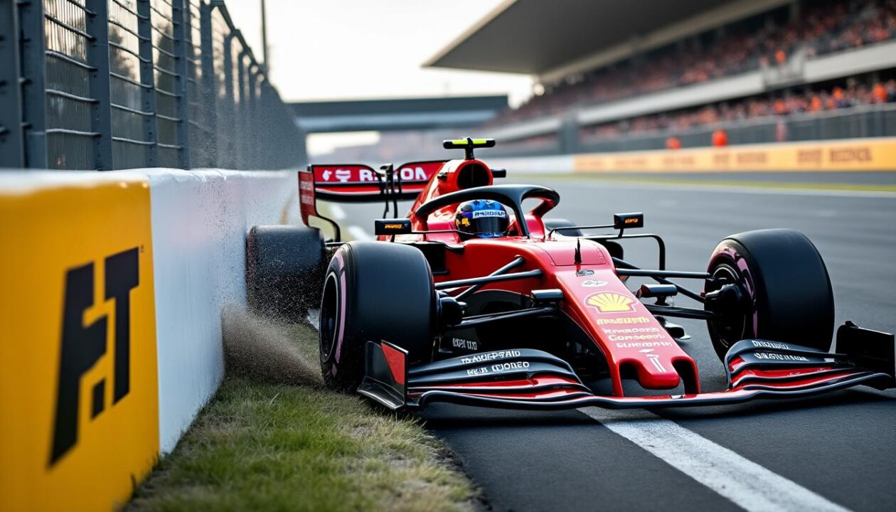 revivez l'incident spectaculaire d'oscar piastri percutant le mur lors du tour de formation du grand prix de f1 en australie, avec notre vidéo exclusive.