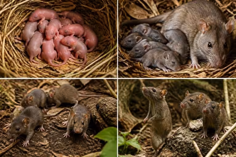 Bébé rat : comment il naît et grandit les premiers mois