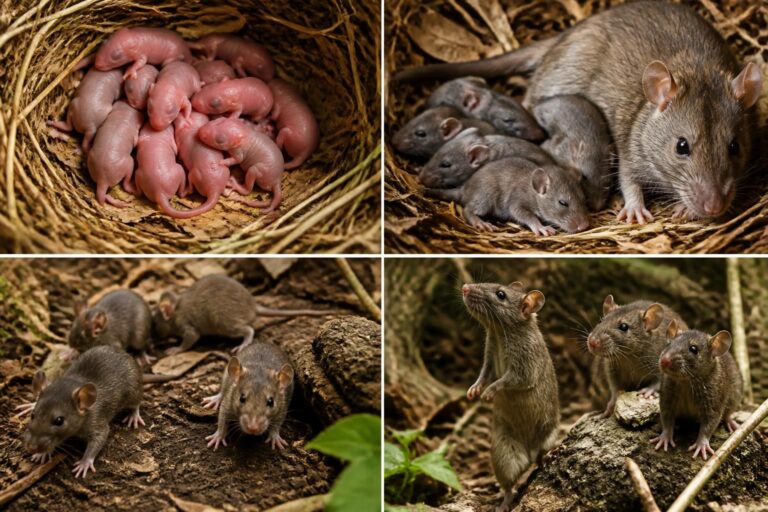 Bébé rat : comment il naît et grandit les premiers mois