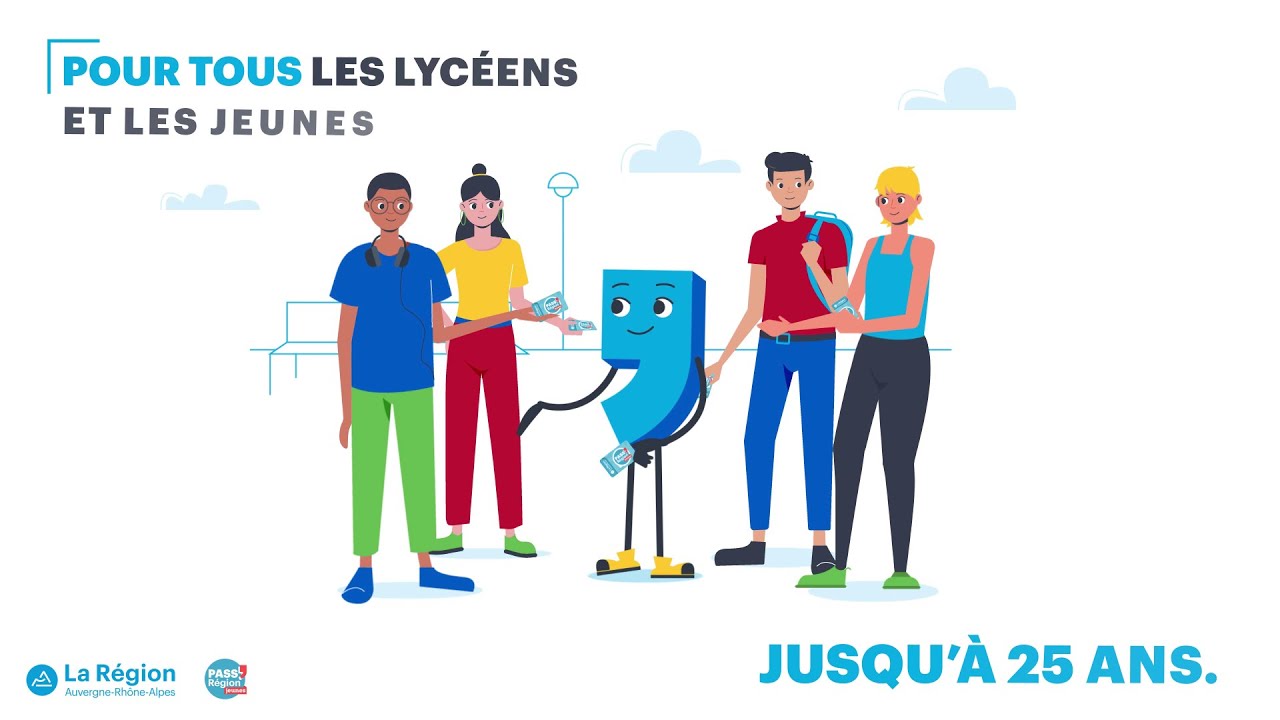 PASS'Région jeunes : de nombreux avantages pour les jeunes de la région Auvergne-Rhône-Alpes